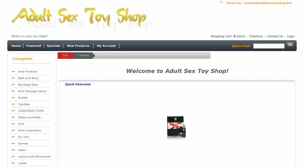Adult Sex Toy Shop