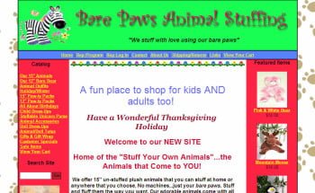 Bare Paws Animal Stuffing