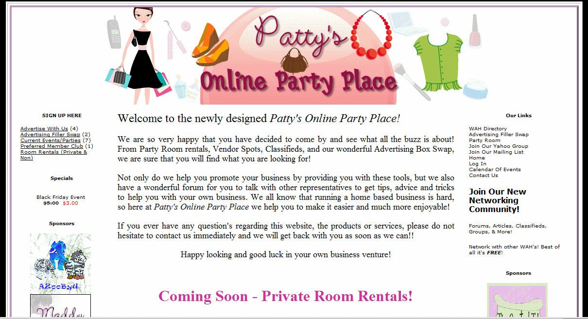 Patty's Online Party Place