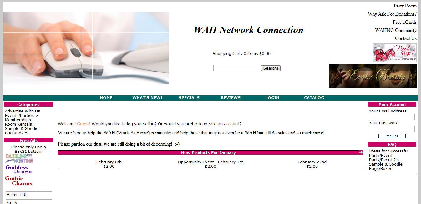 WAH Network Connection